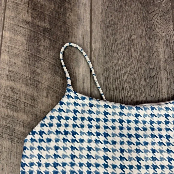 Z Supply Blue Houndstooth Dress - Picture 5 of 14